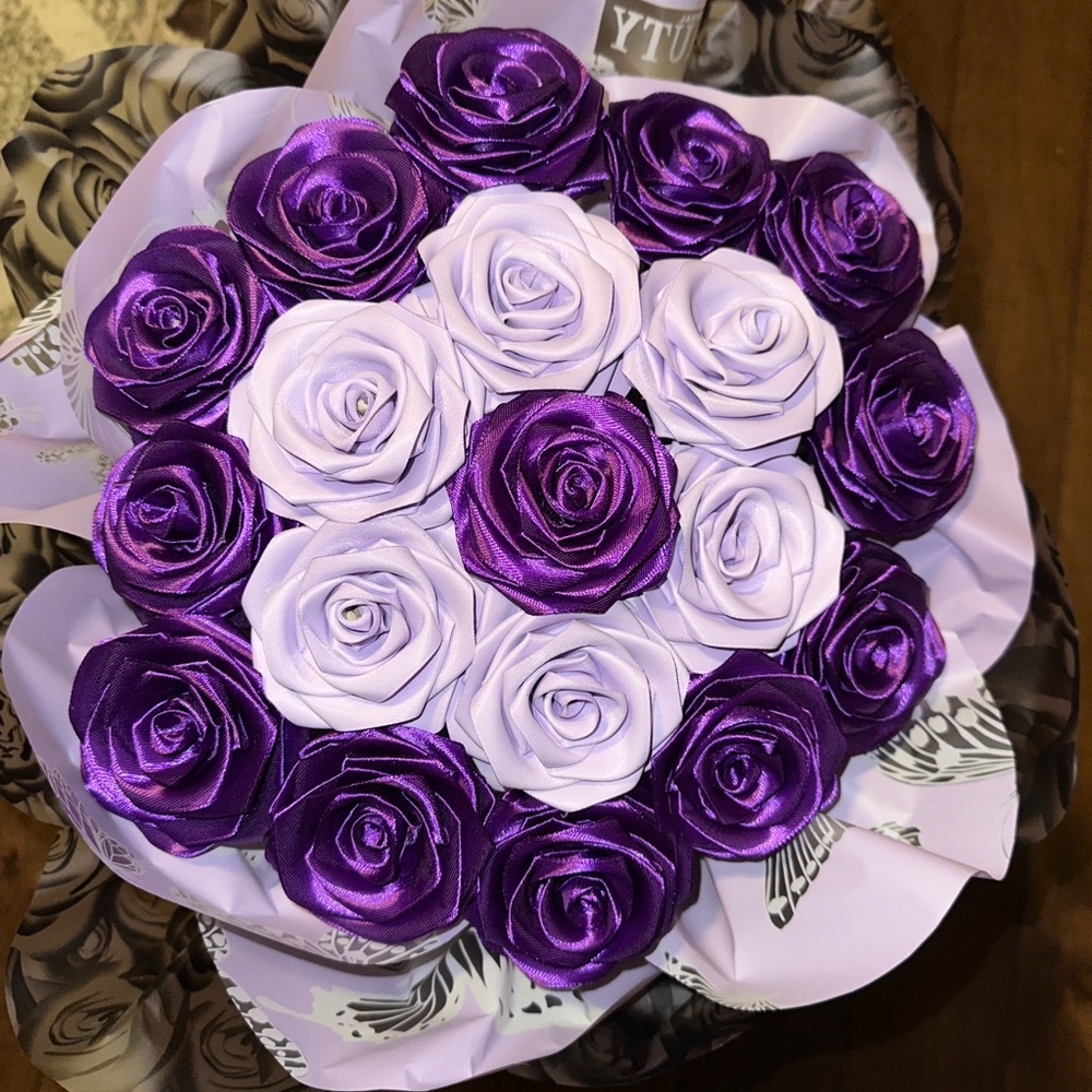 Purple and Lavender Rose Bouquet